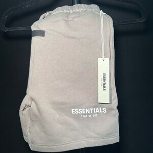 Fear of God Essentials Tan Athletic Shorts